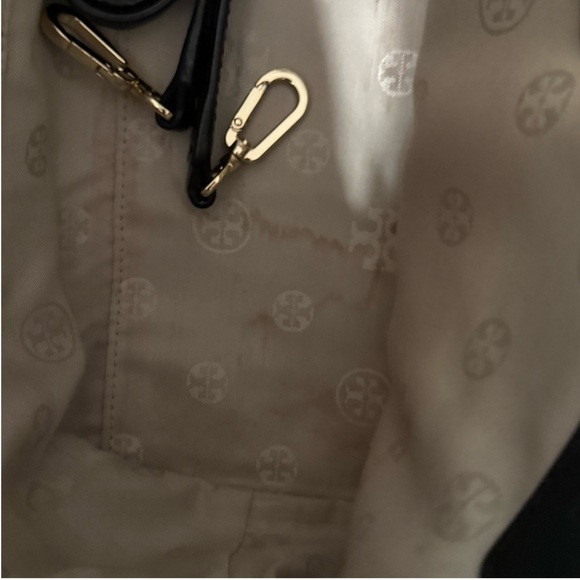 Tory Burch Black Satchel with Gold Accents - Picture 7 of 7